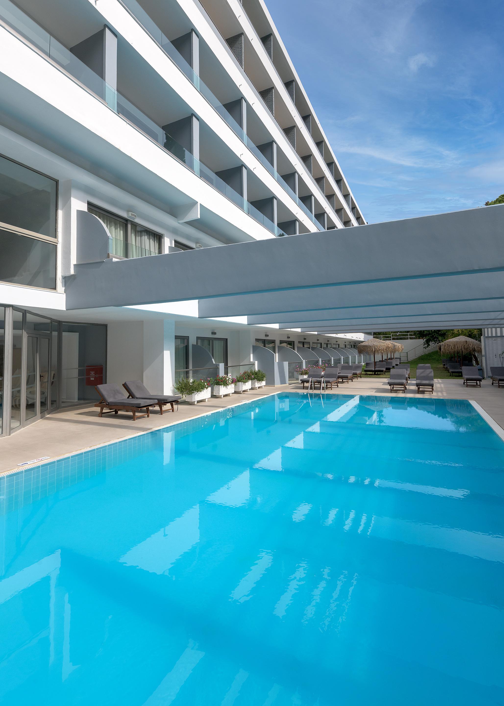 Oceanis Beach Hotel 익시아 외부 사진