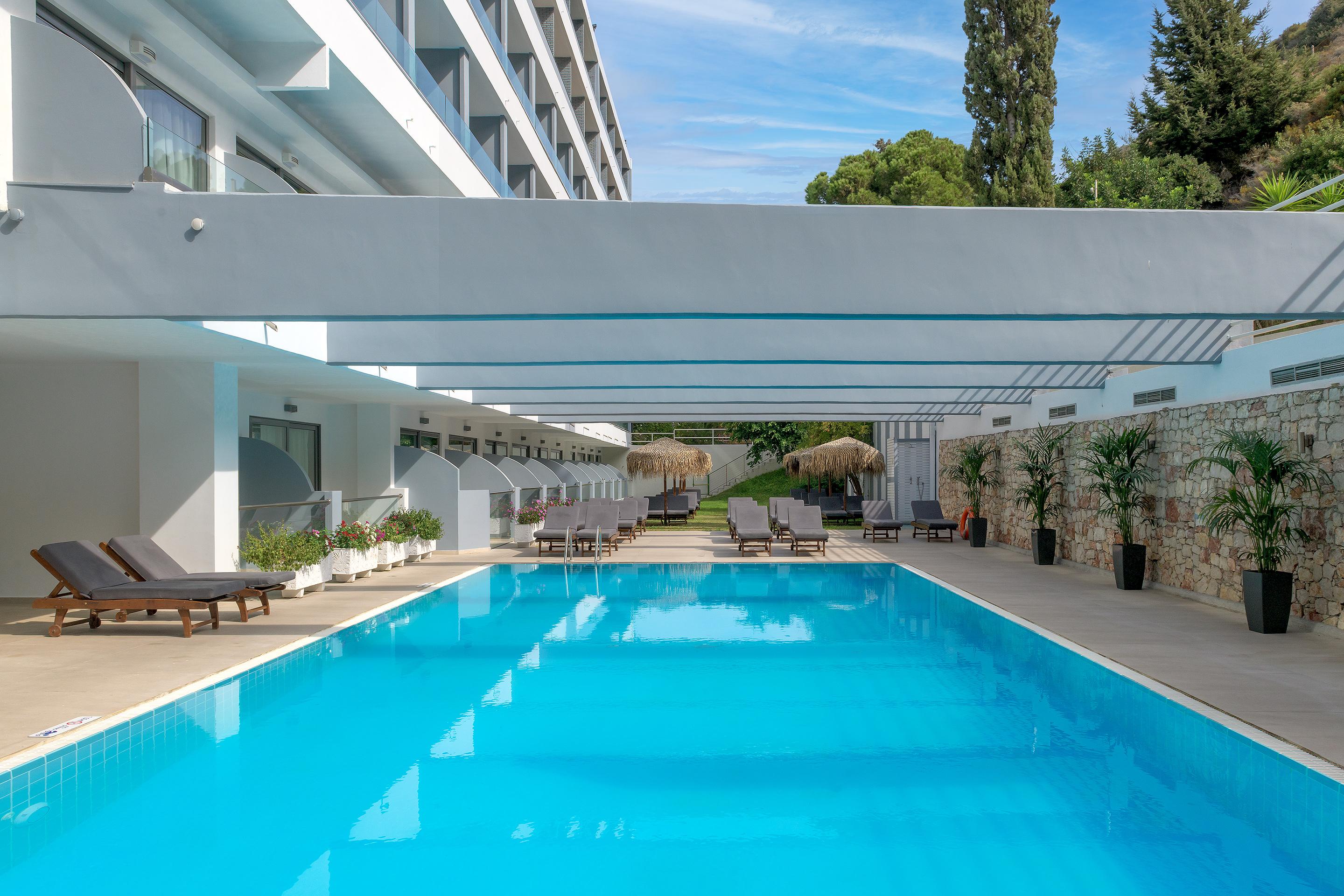 Oceanis Beach Hotel 익시아 외부 사진
