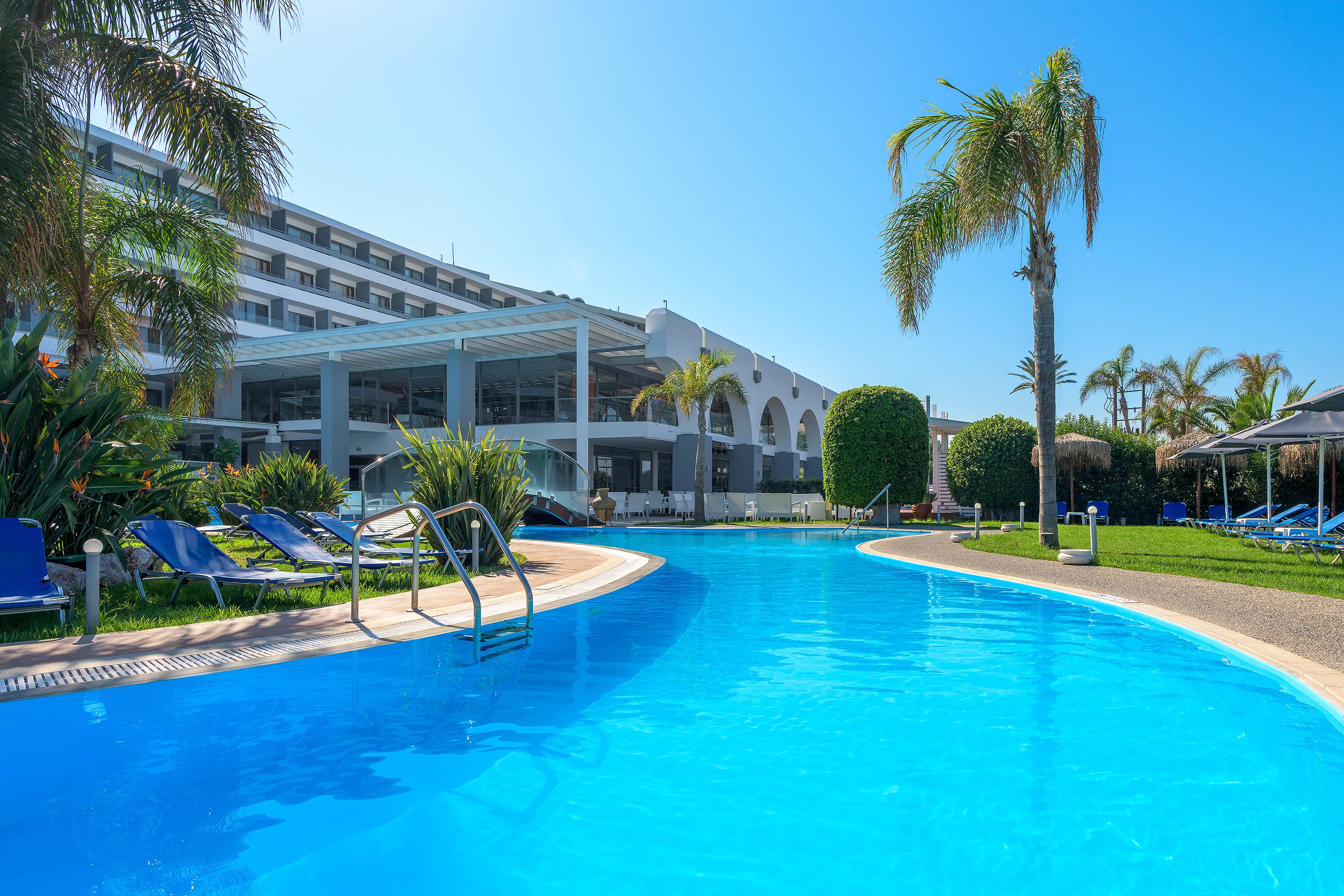 Oceanis Beach Hotel 익시아 외부 사진